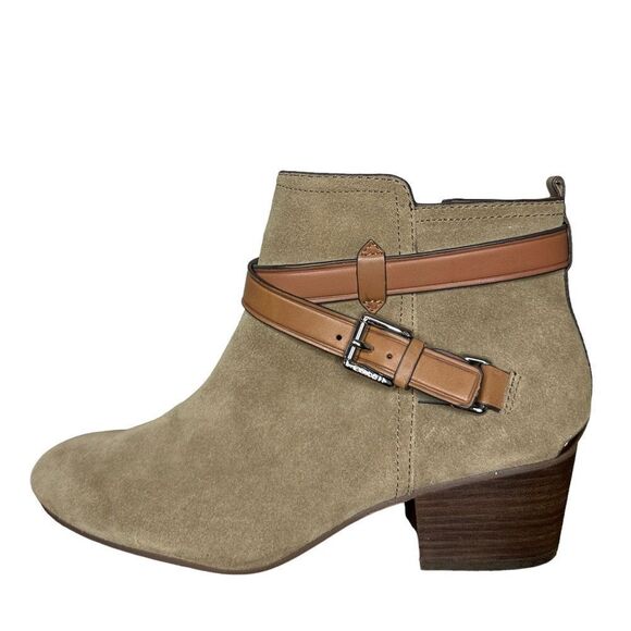 Coach Pauline Women Ankle Bootie Greay sz 10 - Picture 2 of 10